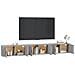 Mobili Porta Tv A Parete 3 Pz Grigio Sonoma 100x34,5x40 Cm - Foto miniatura 3