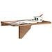 Tavolo Pieghevole A Muro Scrivania Tavolo Per Computer Tavolo Da Cucina Legno Fwt03-pf - Foto miniatura 1