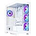 Case Showbui 45w - Gaming Tower, Atx, ventola Argb 4x12 cm, 2xusb3, TypE-C, vetro temperato pannello laterale e frontale, edizione bianca - Foto miniatura 1