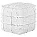 Pouf Harnai Cotone Bianco - Foto miniatura 2