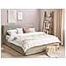 Letto Contenitore Velluto Grigio Talpa 180 X 200 Cm Lavaur - Foto miniatura 1