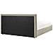 Letto Contenitore Velluto Grigio Talpa 180 X 200 Cm Lavaur - Foto miniatura 5