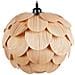 Lampadario Bampur Legno Di Bambù Naturale - Foto miniatura 2