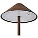 Lampada Da Tavolo Senza Fili A Led Francoli Con Dimmer Metallo Marrone - Foto miniatura 4