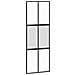 Porta Scorrevole Set Ferramenta Nera 76x205 cm Vetro Temperato - Foto miniatura 4