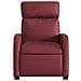 Poltrona Massaggiante Reclinabile Rosso vino in Similpelle - Foto miniatura 7