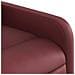 Poltrona Massaggiante Reclinabile Rosso vino in Similpelle - Foto miniatura 9