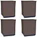 Fioriere 4 pz Marroni 30x30x37 cm in Polipropilene - Foto miniatura 1