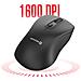 Mouse Wireless Ufficio Pc E Mac Dpi Regolabile, Nero - Foto miniatura 4