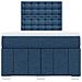 Giroletto a Molle con Materasso Blu 120x190 cm in Tessuto - Foto miniatura 4
