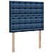Giroletto a Molle con Materasso Blu 120x190 cm in Tessuto - Foto miniatura 7