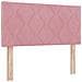 Letto Box Spring con Materasso Rosa Singolo in Velluto - Foto miniatura 7