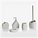 Set Da 5 Accessori Per Il Bagno Coata Grigio Chiaro - Foto miniatura 2