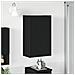 Mobile da Bagno Nero 39 x 23.5 x 65 cm Legno multistrato - Foto miniatura 2