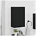 Mobile da Bagno Nero 39 x 23.5 x 65 cm Legno multistrato - Foto miniatura 4