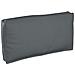 Cuscino Pallet per Seduta/Schienale Antracite 120x60x12 cm Tessuto Oxford - Foto miniatura 1