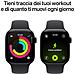 Watch Series 11 GPS + Cellular 42mm Cassa Alluminio Jet Black con Sport Band Nero - S /M - Foto miniatura 4