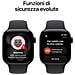 Watch Series 11 GPS + Cellular 42mm Cassa Alluminio Jet Black con Sport Band Nero - S /M - Foto miniatura 6