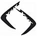 2 Adesivi-Stickers 3D Paraspigoli Compatibili Per X Max Yamaha Xmax 2010-2013 Simil Carbonio - Foto miniatura 1