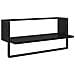 Set mensole da parete 4 pcs Rovere Nero 65 x 25 x 30 cm - Foto miniatura 5