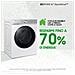 WW90DB8U95GH lavatrice Caricamento frontale 9 kg 1400 Giri /min Bianco - Foto miniatura 13