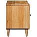 Mobile TV Naturale 105 x 33,5 x 46 cm Legno di mango massello - Foto miniatura 4