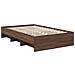 Struttura del letto con testiera Rovere Marrone 137 x 203 cm - Foto miniatura 5