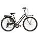 Bici Da Donna Misura 28 City Bike Bicicletta Aura7v Linea Aura Telaio In Alluminio Cambio 7v Completa Di Accessori E Luci A Led - 44 Titanio Opaco Fuxia - Foto miniatura 1
