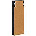 Armadio da bagno a muro Rovere Nero 20 x 10 x 60,5 cm - Foto miniatura 8