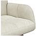 Sofa a Due Posti Crema 115 x 61 x 87 cm Velluto - Foto miniatura 7