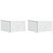 Tavolino da Parete Laterale 2 pcs Bianco 34,5 x 33 x 20 cm - Foto miniatura 1