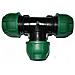 32 X 32 X 32 Mm - Tee Raccordo A T A Compressione Per Tubo Pn Irrigazione Acqua - Foto miniatura 3