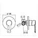 Miscelatore Doccia Incasso New Road Cromo Rd00108cr - Foto miniatura 2