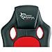 Poltrona Ufficio Sportiva Da Gioco Gaming Kings Throne Ecopelle Nera Rossa - Foto miniatura 3