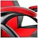 Poltrona Ufficio Sportiva Da Gioco Gaming Kings Throne Ecopelle Nera Rossa - Foto miniatura 4