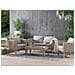 Set Da Giardino In Rattan Marrone E Grigio Vittoria - Foto miniatura 8
