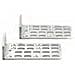 Cisco - Kit montaggio rack - 19" - per ASR 901, 901 10G, 901S, 902, 903,  - Foto miniatura 1