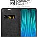 Custodia Compatibile Con Xiaomi Redmi Note 8 Pro In Bruno Caffè - Coperchio Protettiva Con Chiusura Magnetica, Funzione Stand E Tasca Per Le Carte - Foto miniatura 4