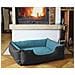 Lupi Letto Per Cane / gatto Cuccia Cuscino Per Cane, Divano Per Cane, Cestino Per Cane, Nero / blu L - Foto miniatura 3
