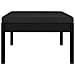 Set Divani Da Giardino 3 Pz Con Cuscini In Polyrattan Nero - Foto miniatura 7