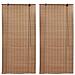 Tende Oscuranti In Bambù 2 Pz 150 X 220 Cm Marroni - Foto miniatura 1