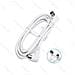 Cavo Antenna Tv 1,5mt Ad Angolo Retto 90 Gradi Maschio / femmina Bianco Certificazione Ce - Connettore Spinotto Ad Angolo - Foto miniatura 2