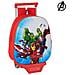 Trolley Per La Scuola 3d 705 The Avengers Rosso - Foto miniatura 1