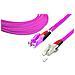 LDP-50 LSH-LC 10.0 OM4 cavo InfiniBand e in fibra ottica 10 m E-2000 (LSH) Viola - Foto miniatura 1