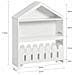 Mensola Per Bambini, Mensola Portaoggetti, Libreria Con Ruote, Organizer Per Giocattoli Per Bambini 91x30 X114cm Kmb52-w Sobuy - Foto miniatura 2