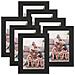 Cornici Per Foto 5 X 7, Cornici Per Foto Nere 5x7 Set Per Parete Da Tavolo Visualizzazione Orizzontale O Verticale, Confezione Da 7 - Foto miniatura 1