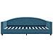 Letto Da Giorno Blu 90x200 Cm In Velluto - Foto miniatura 2