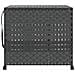 Cesto Portabiancheria Con Ruote Grigio 66x35x60 Cm Rattan - Foto miniatura 3