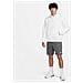 Felpa Con Cappuccio Cw6894-101 Uomo Taglia 3Xl Colore Bianco - Foto miniatura 2