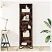 Libreria Rovere Fumo 50x31x169 Cm In Legno Multistrato - Foto miniatura 3
